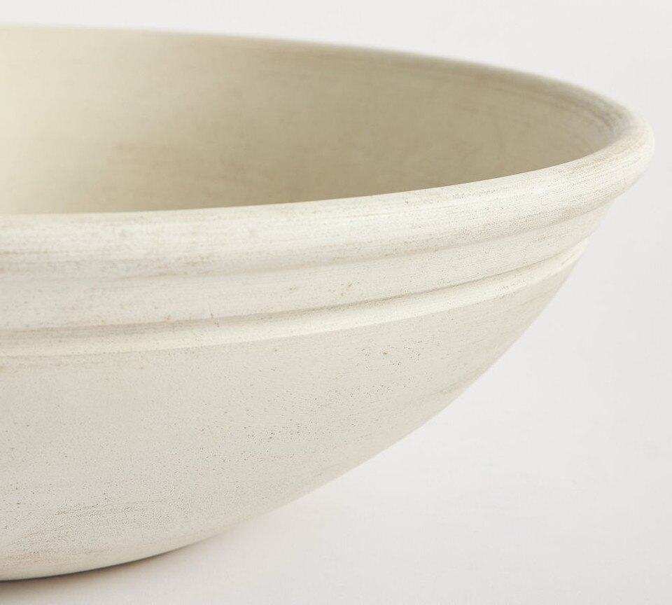 Turned-Wood Serving Bowl