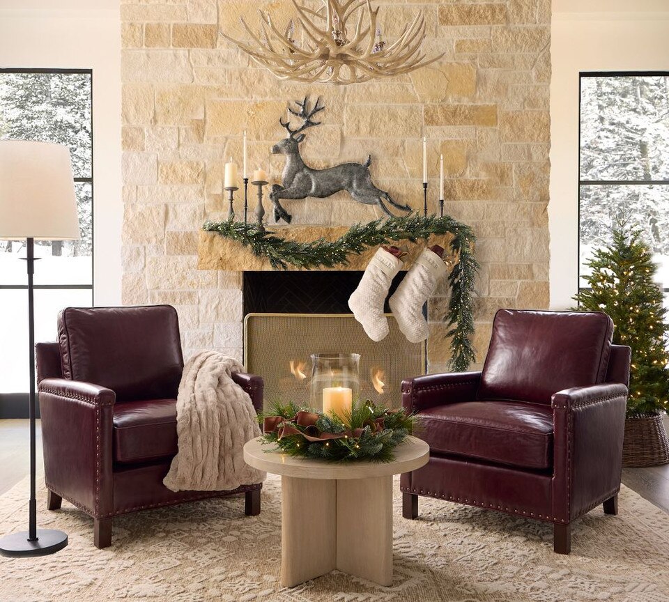 Tyler Square Arm Leather Chair