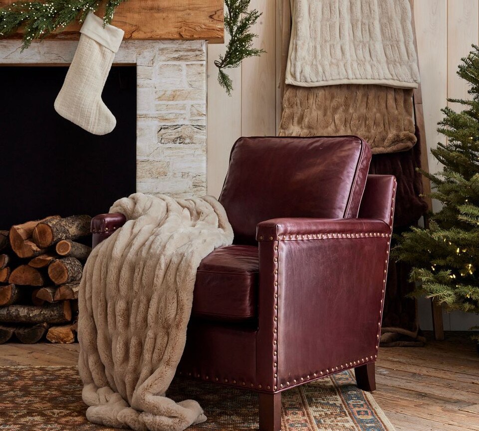 Tyler Square Arm Leather Chair