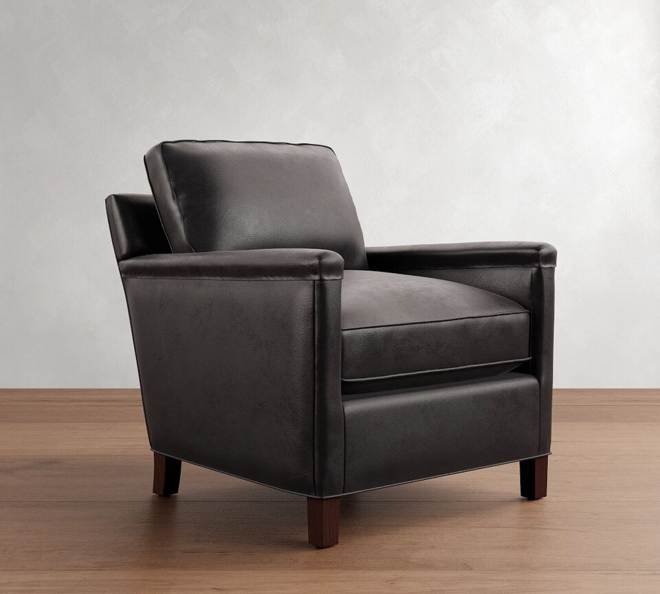 Tyler Square Arm Leather Chair