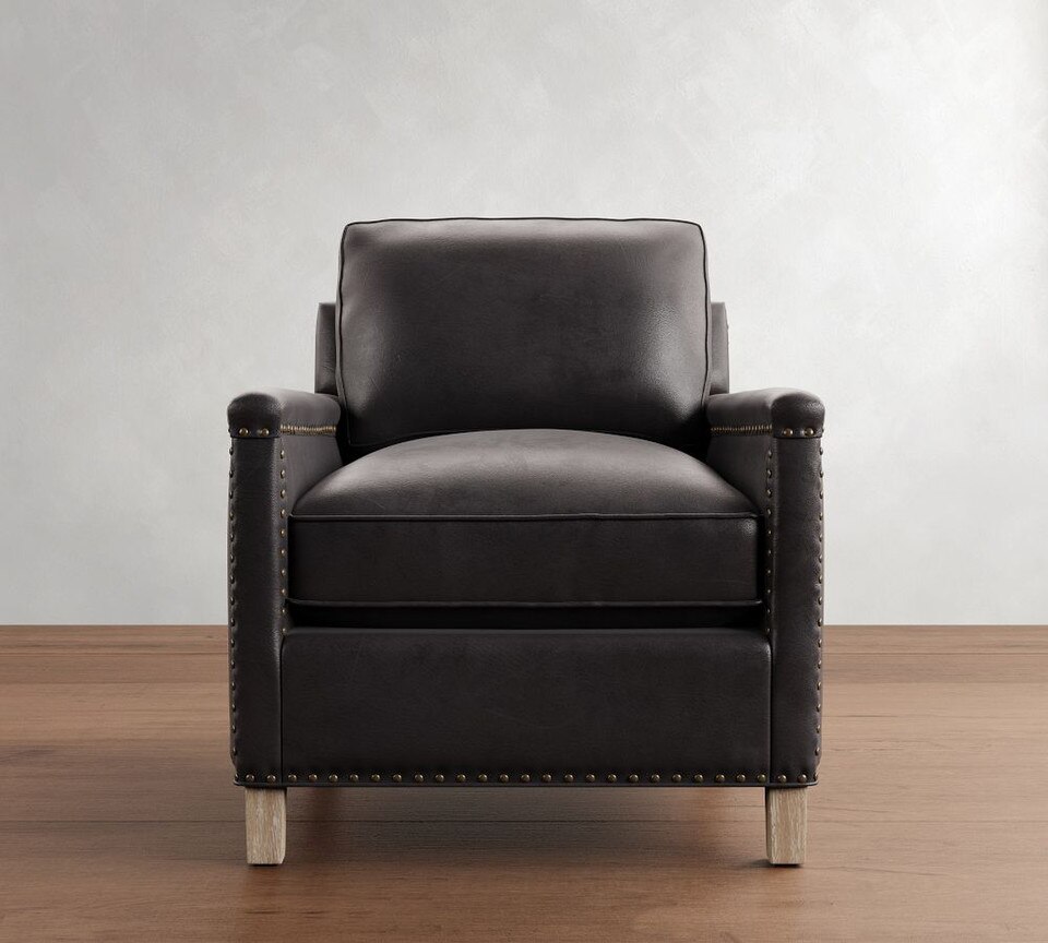 Tyler Square Arm Leather Chair