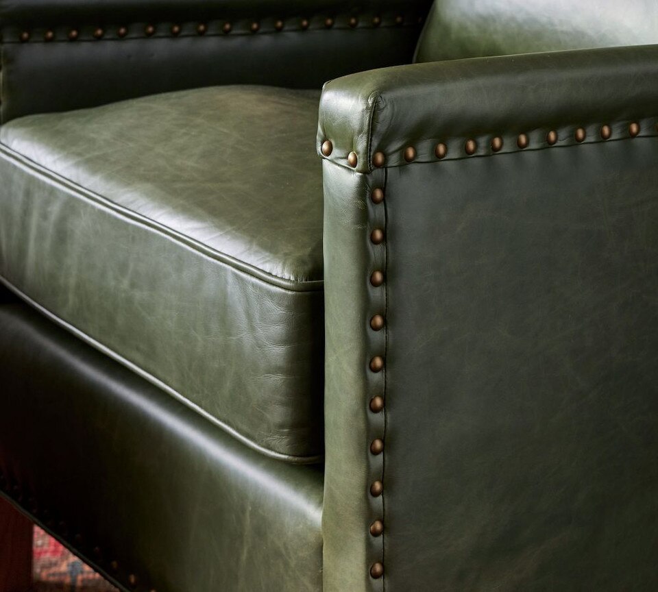 Tyler Square Arm Leather Recliner