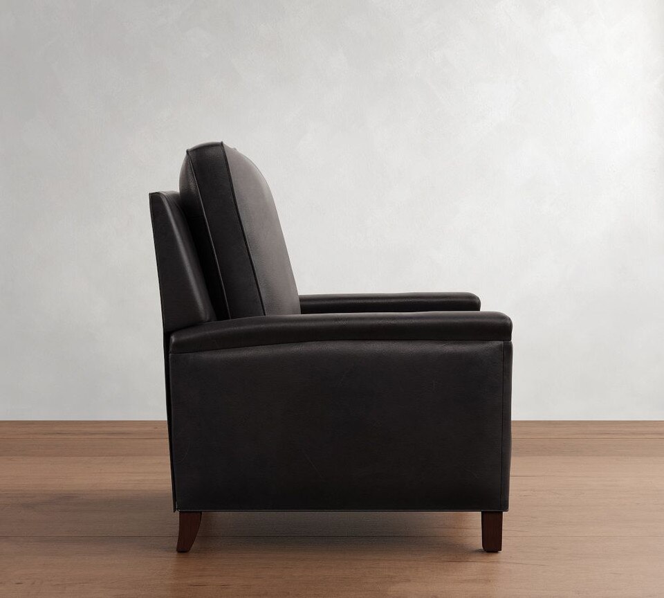 Tyler Square Arm Leather Recliner