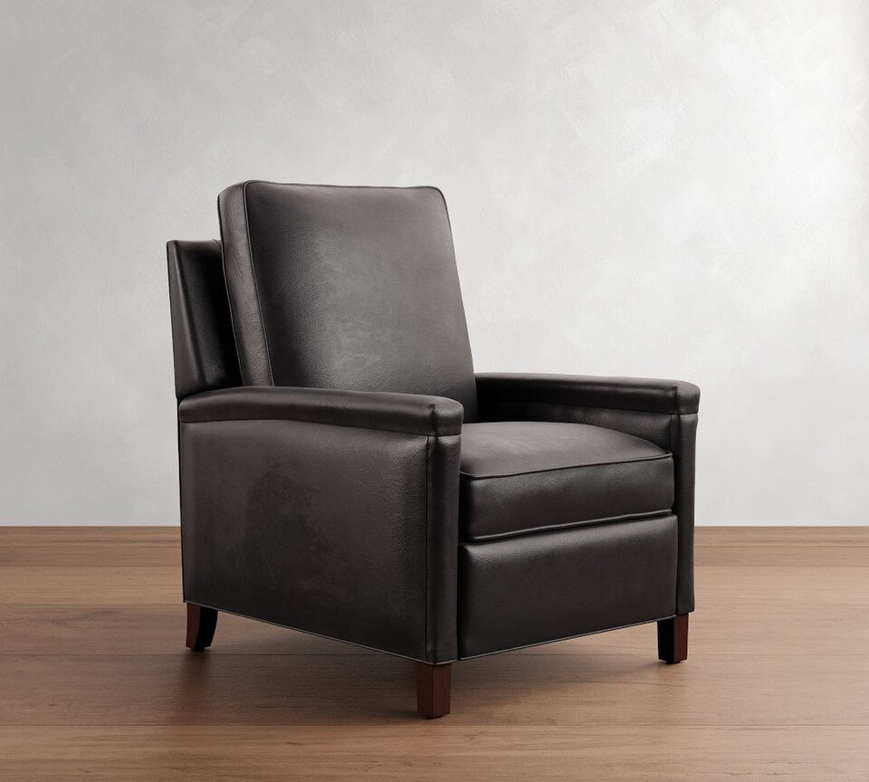 Tyler Square Arm Leather Recliner