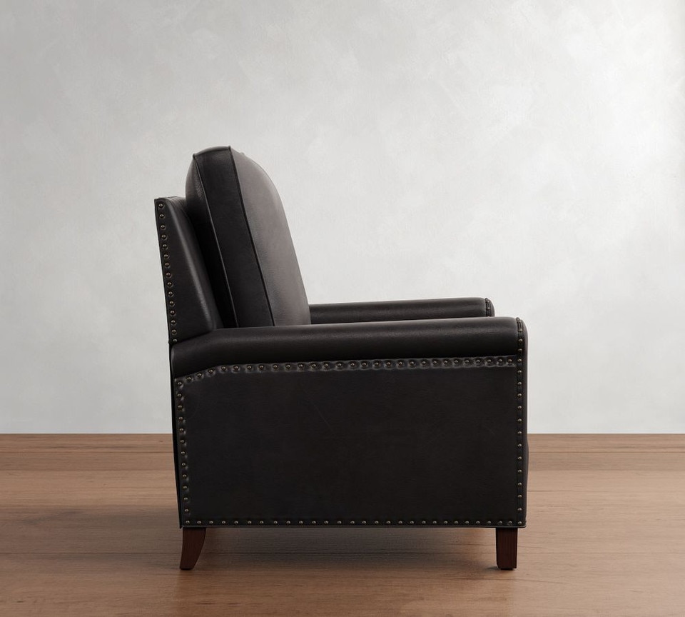 Tyler Roll Arm Leather Recliner