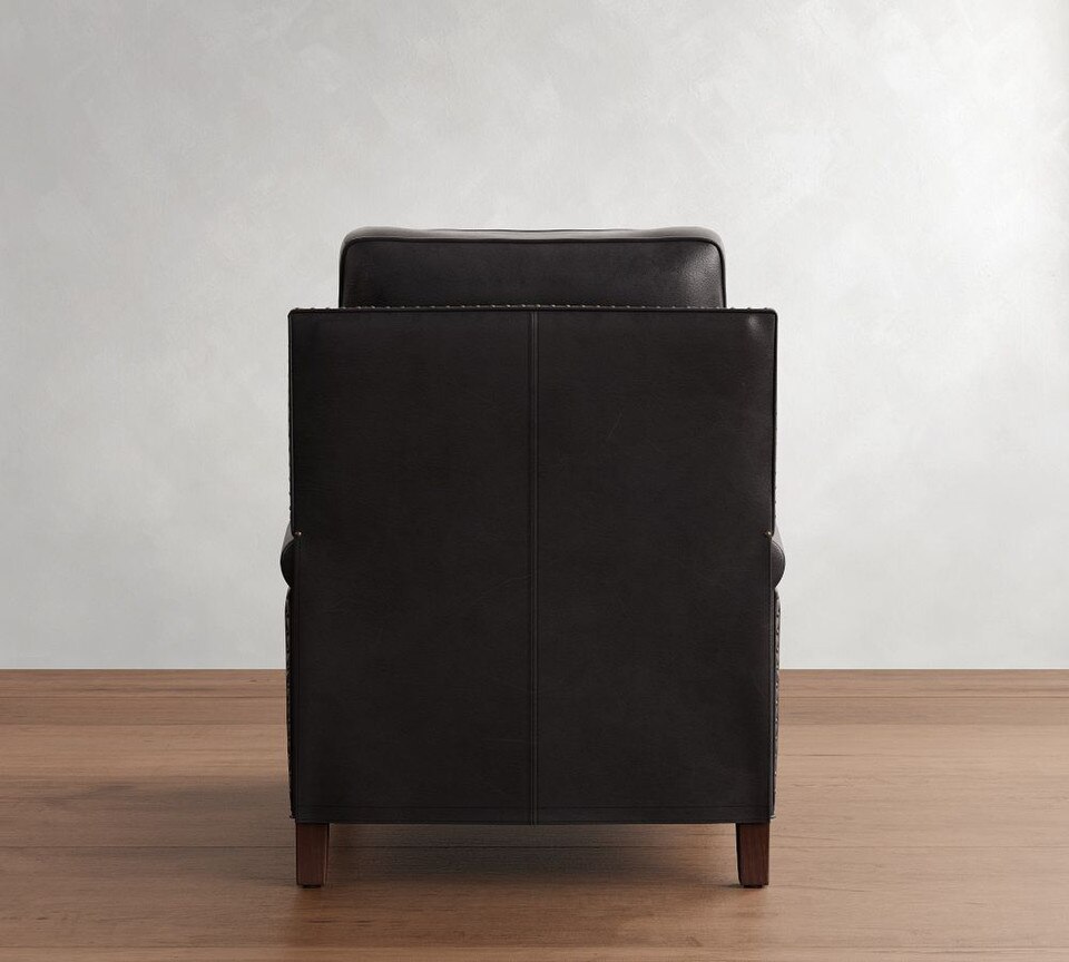 Tyler Roll Arm Leather Recliner