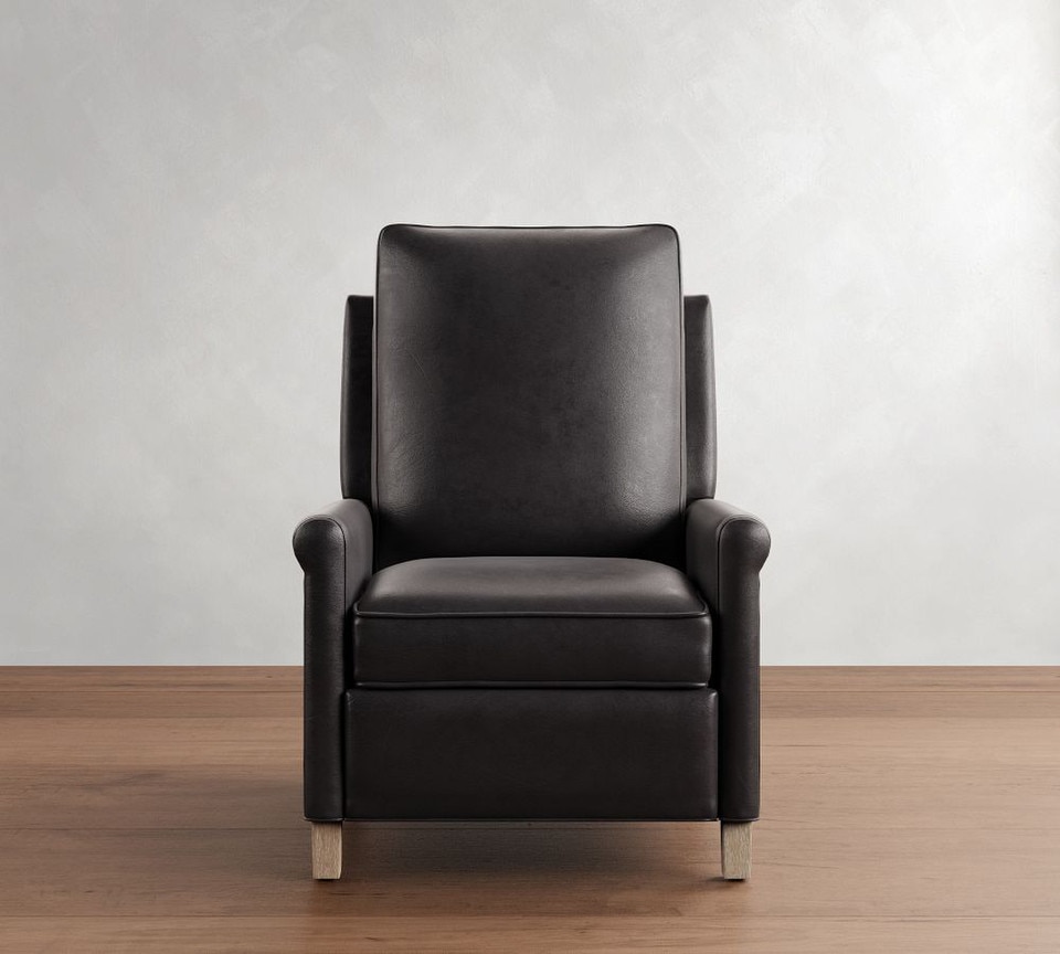 Tyler Roll Arm Leather Recliner