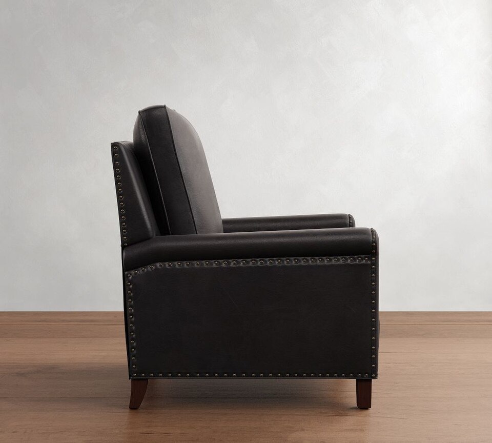 Tyler Roll Arm Leather Recliner