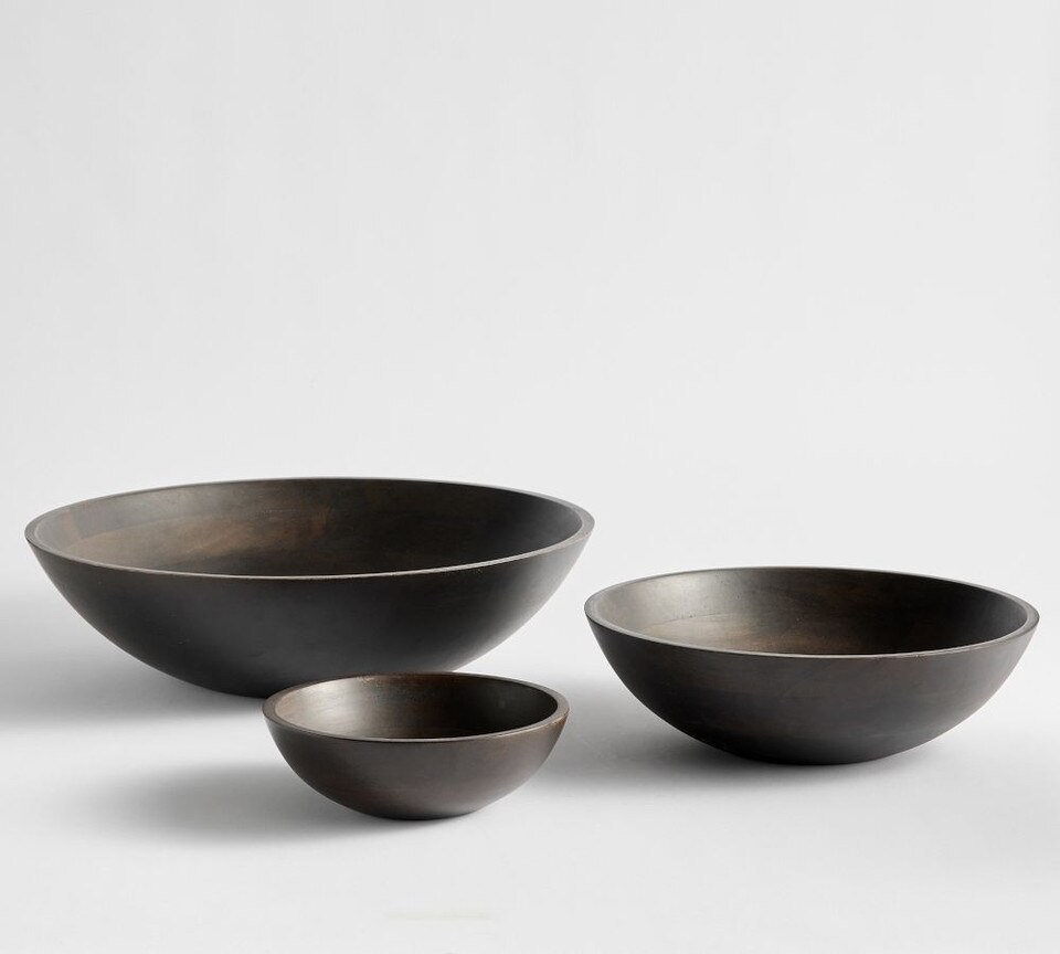 Vail Wood Serving Bowl