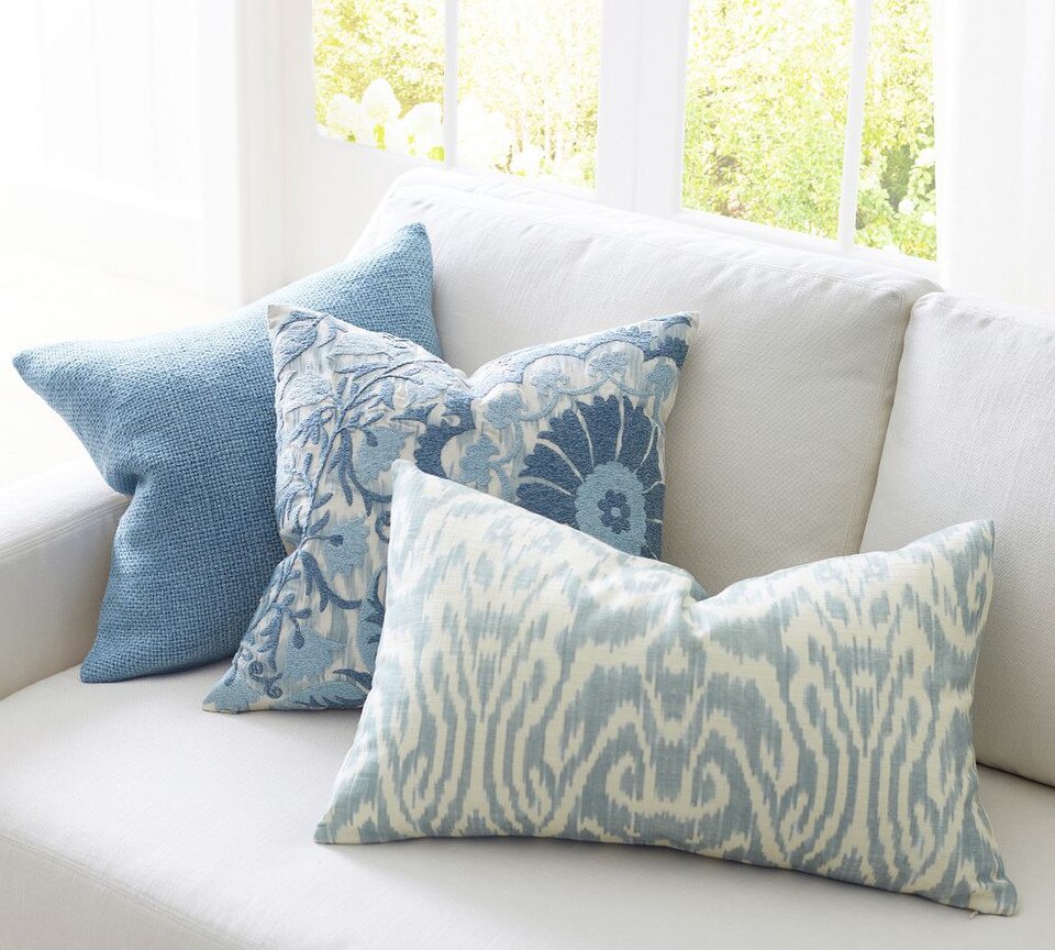 Vega Ikat Lumbar Cushion