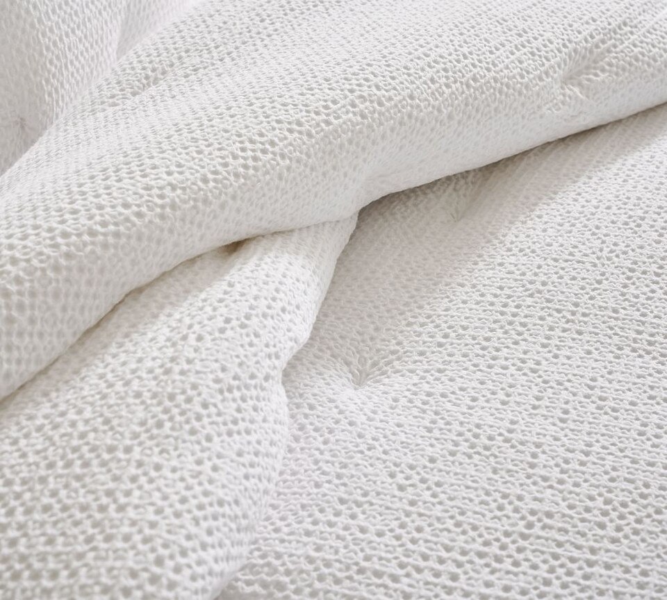 Vintage Washed Cotton/Linen Coverlet