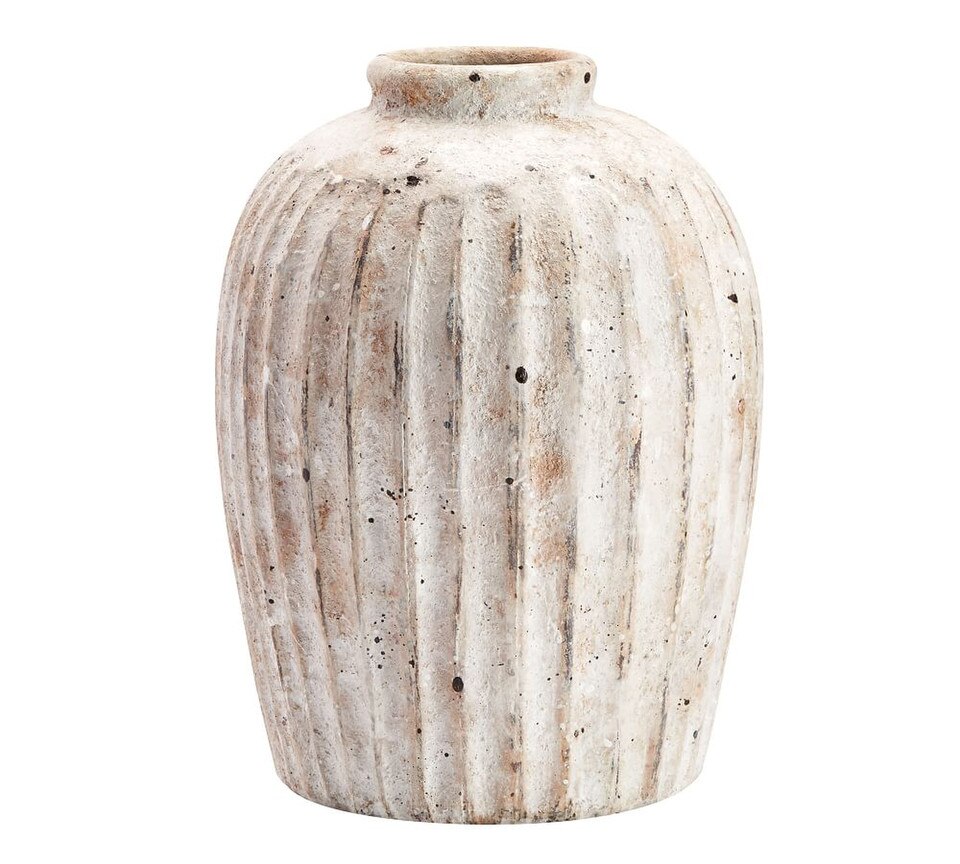 Weathered Handcrafted Terracotta Vases