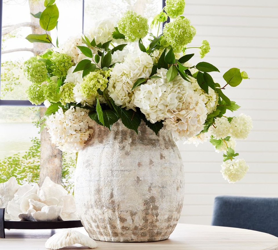 Weathered Handcrafted Terracotta Vases