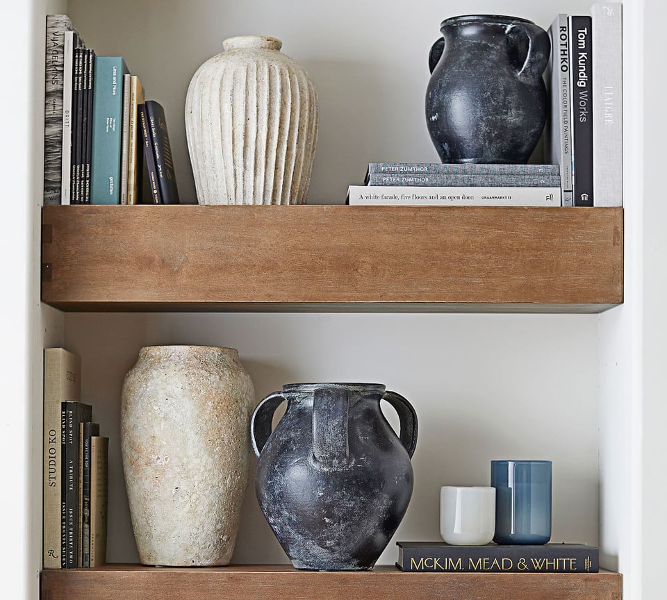 Weathered Handcrafted Terracotta Vases