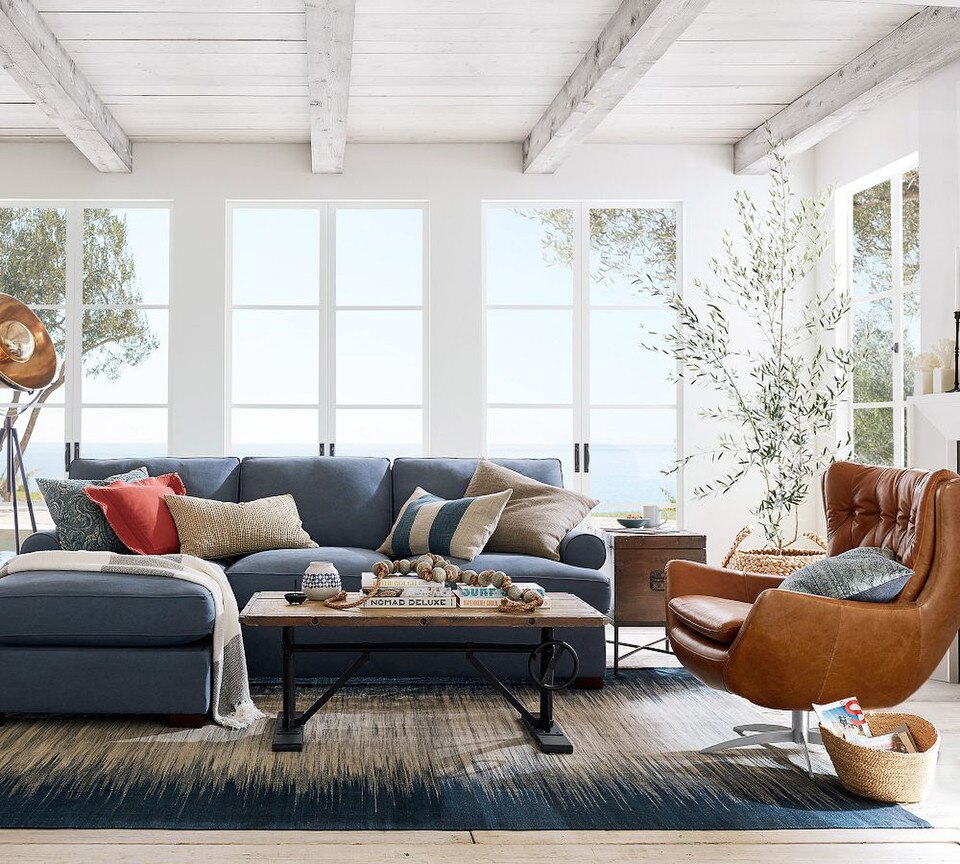 Wells Tufted Leather Swivel Chair