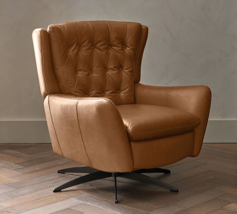 Fascinating Pottery Barn Leather Recliners Pictures