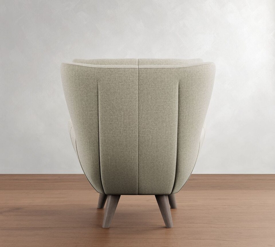 Wells Upholstered Tufted Armchair