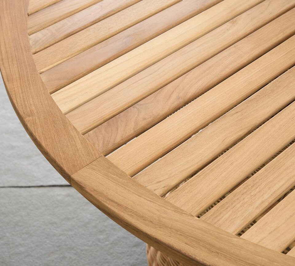 Westport Wicker Outdoor Round Dining Table