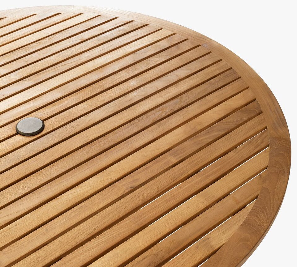 Westport Wicker Outdoor Round Dining Table
