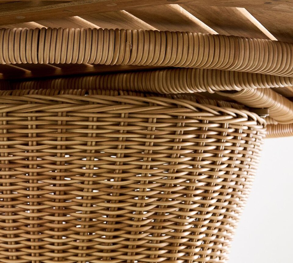 Westport Wicker Outdoor Round Dining Table