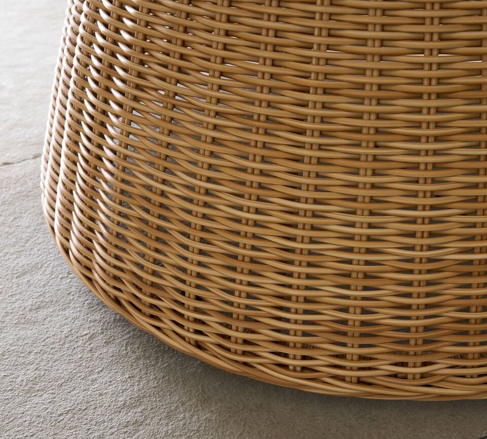 Westport Wicker Outdoor Round Dining Table