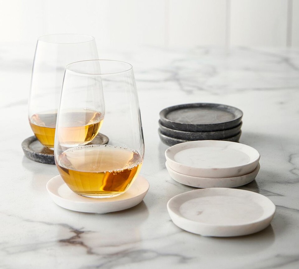 Marble Coasters, Set of 4