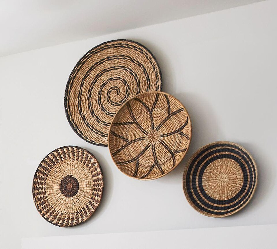 Woven Baskets Wall Art Pottery Barn Australia