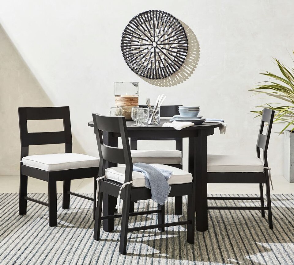 Handwoven Willow Wheel Wall Art - Black, 122 cm